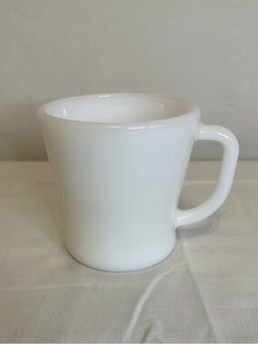 Vintage FEDERAL GLASS Heat Proof Mug with “D” Shaped Handle
